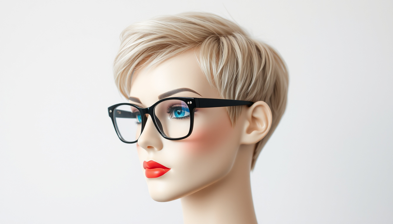 Freche Kurzhaarfrisuren ab 60: Jünger mit Pixie & Brille