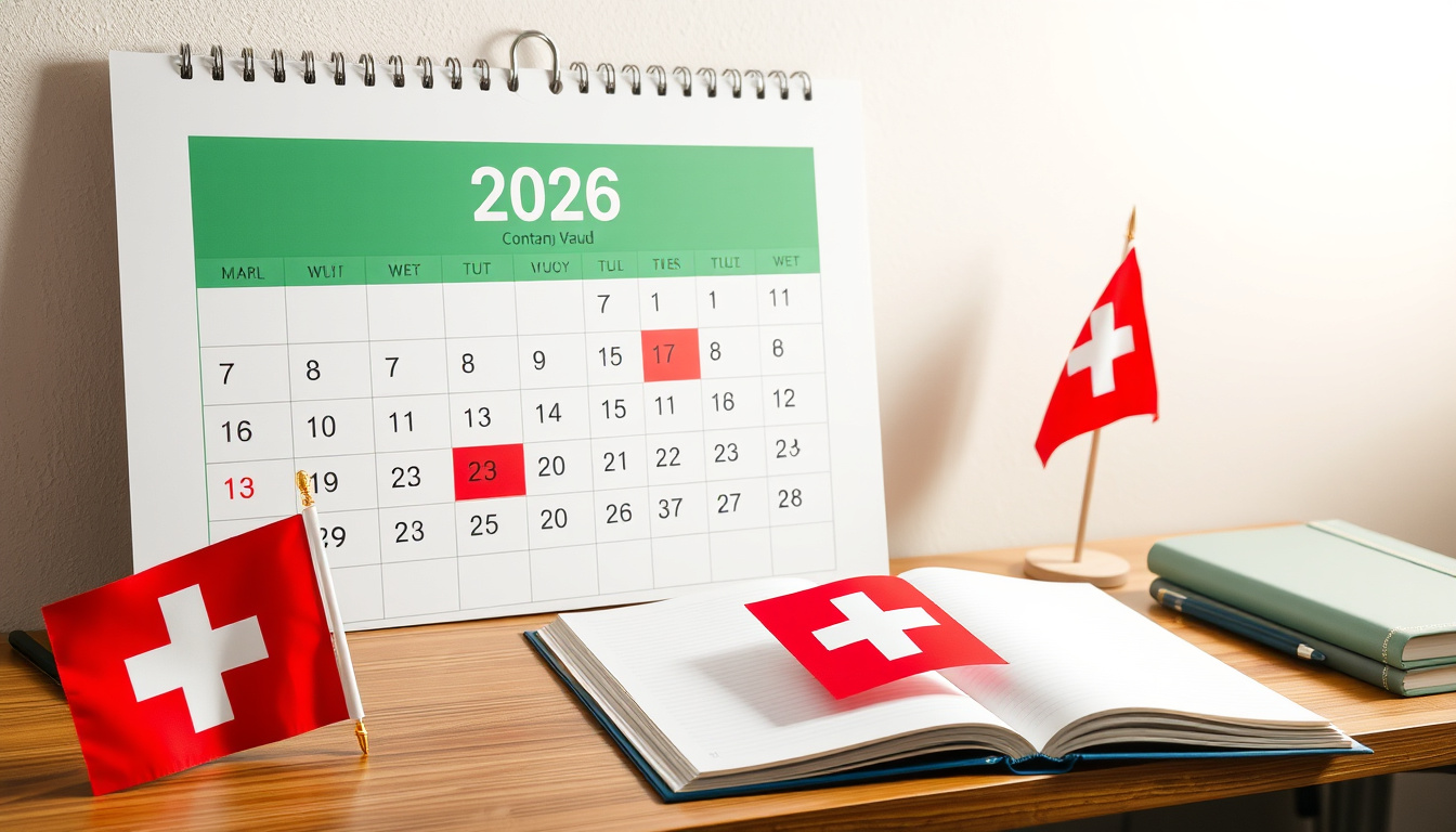 Schulferien Kanton Waadt 2026 – alle Daten